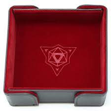 Square Dice Tray - Red
